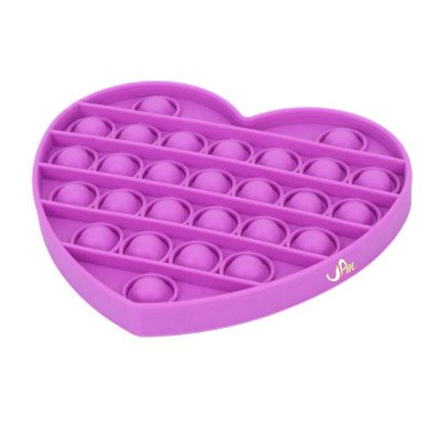 Heart Push Pop Bubble Fidget Toy