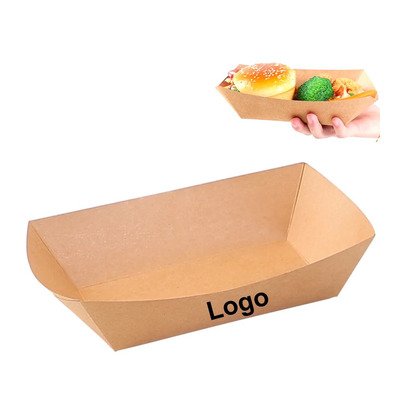 Disposable Cardboard Paper Food Tray