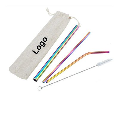 Stainless Steel Straw Set