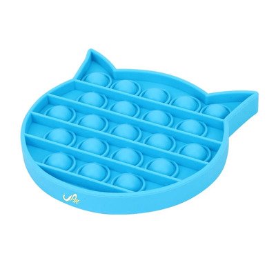 Cat Head Bubble Fidget Push Pop Toy