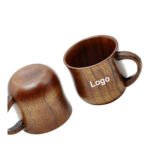 Natural Solid Wooden Tea Cup
