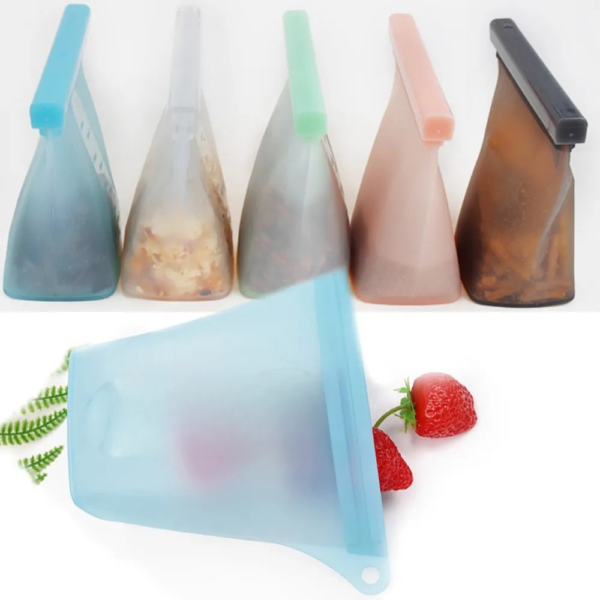 34 Oz. Silicone Food Reusable Storage Bag