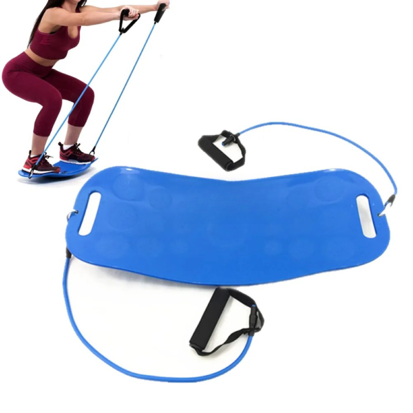 Balance Board with Resistance Band
