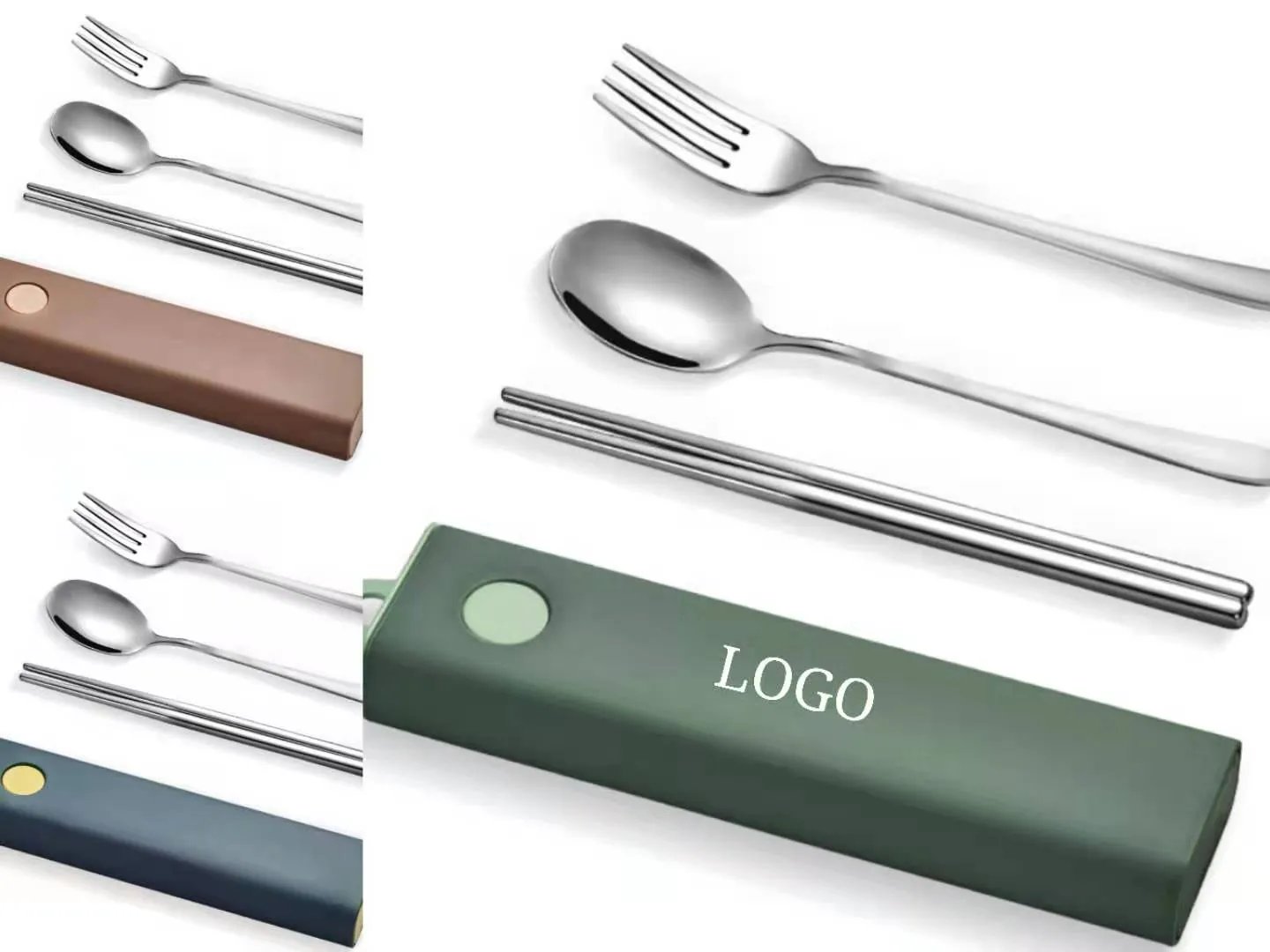 fd85fa0e512dc8369a51eab2d3cd0034e927afb4 Portable Stainless Steel Cutlery - Image 1